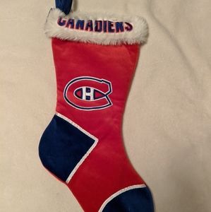 Montreal Canadians hockey team stocking